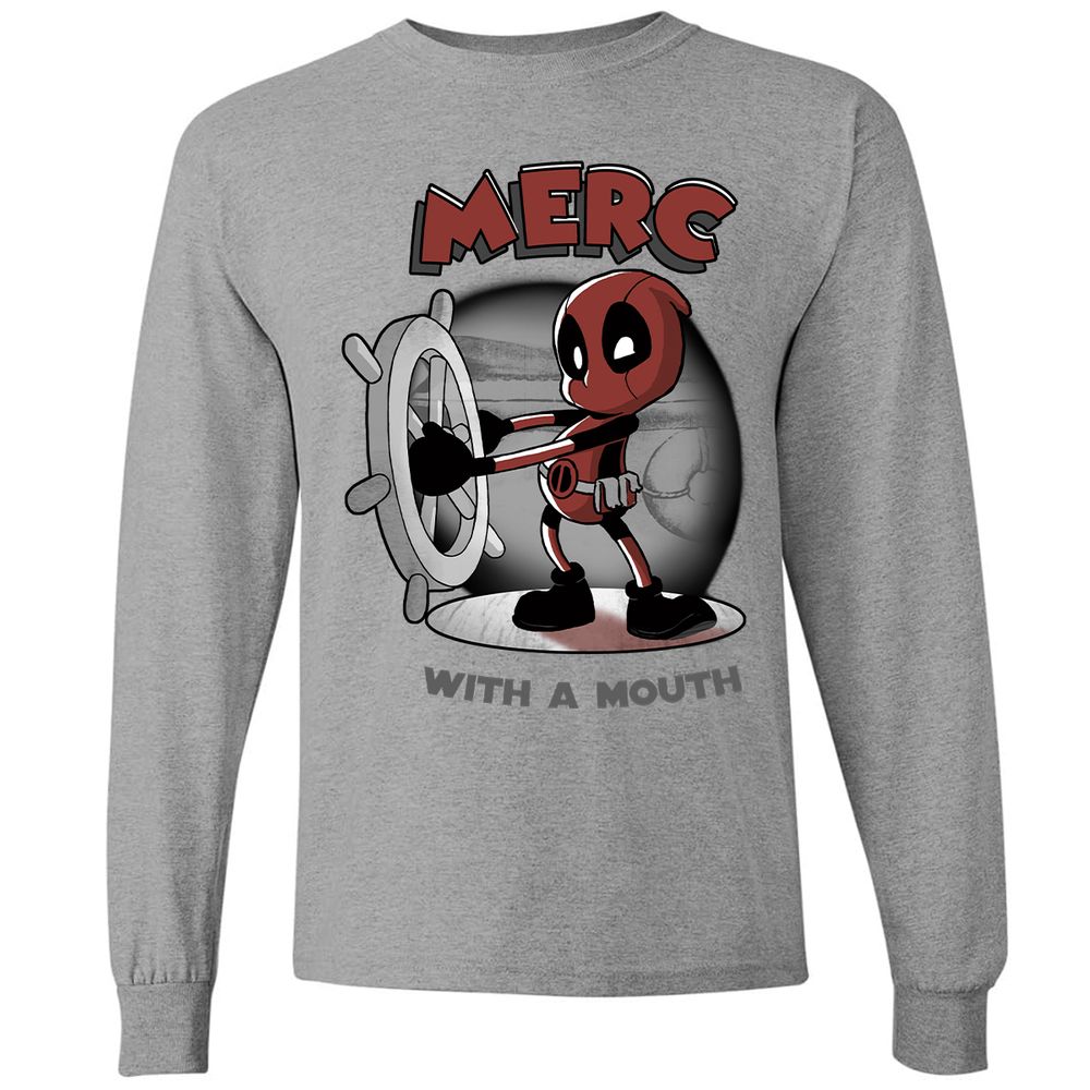 Long Sleeve T-Shirt - B3PL9ZPB - Graphite Heather - 6