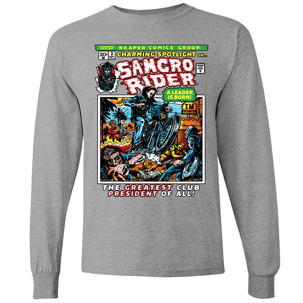 Long Sleeve T-Shirt - TYBUZQCK - Graphite Heather - 6