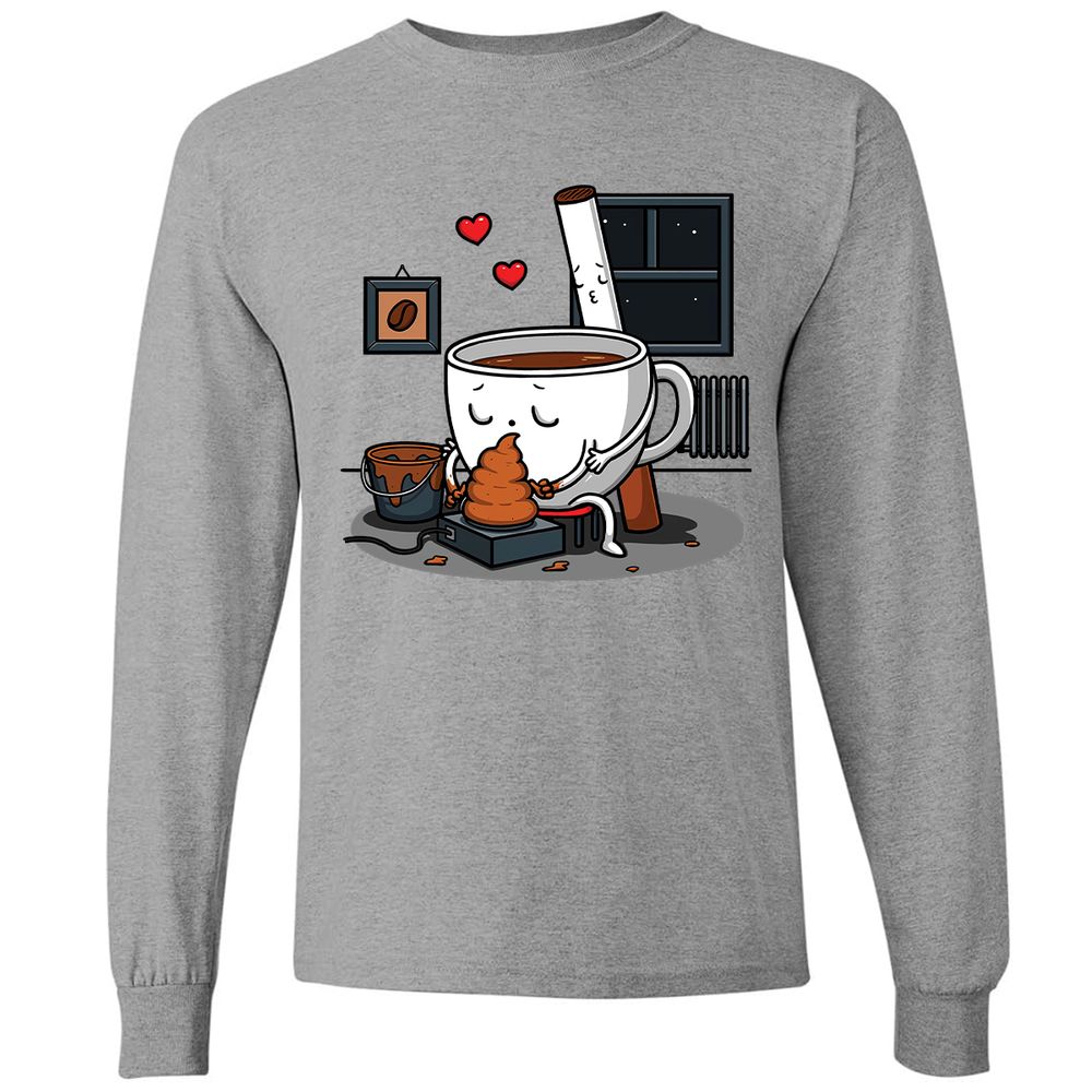 Long Sleeve T-Shirt - G1G8UFGU - Graphite Heather - 6