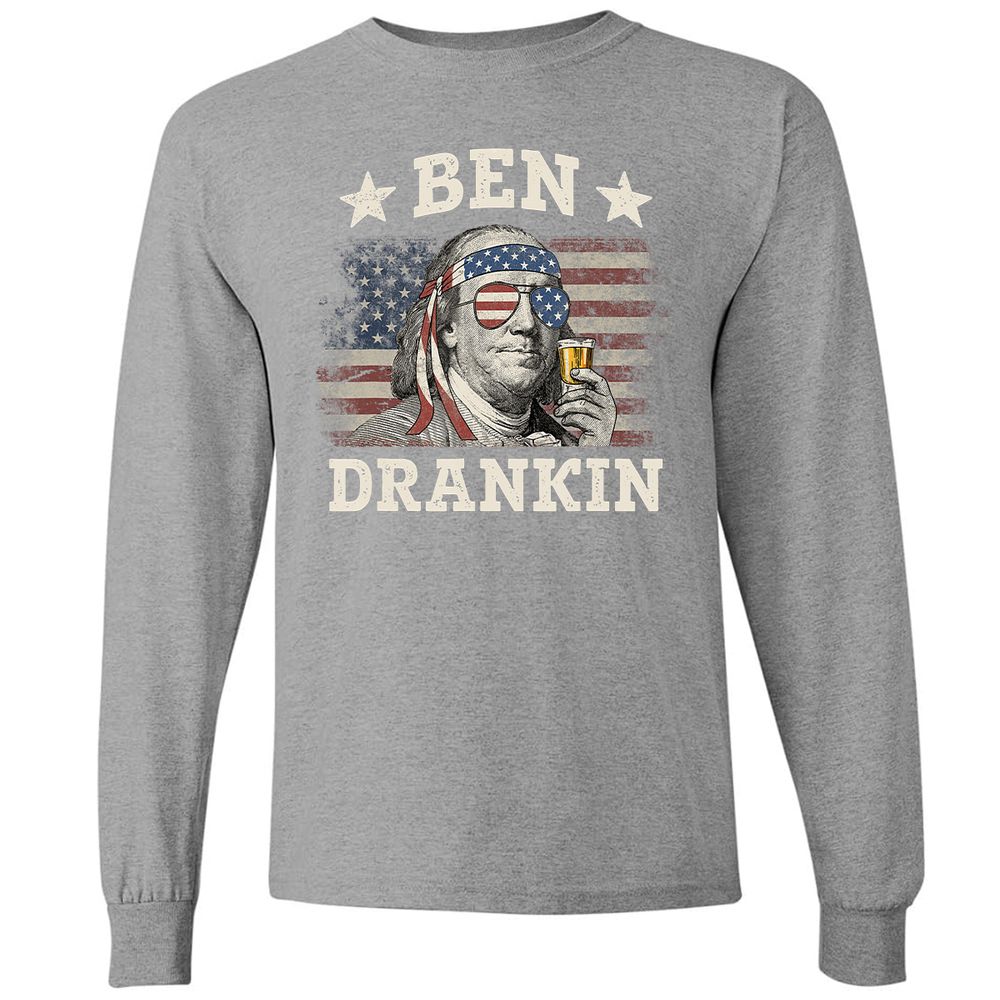 Long Sleeve T-Shirt - 44BJUVNP - Graphite Heather - 6