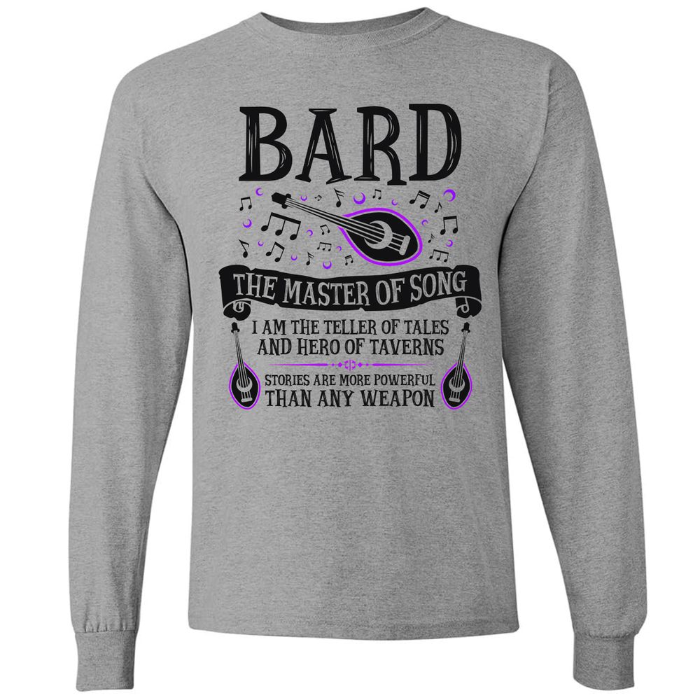 Long Sleeve T-Shirt - EED7BGKZ - Graphite Heather - 6