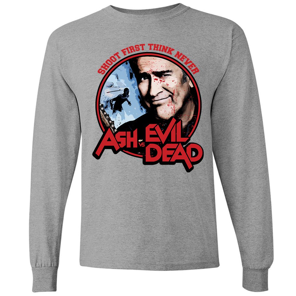 Long Sleeve T-Shirt - LFHJND7F - Graphite Heather - 6