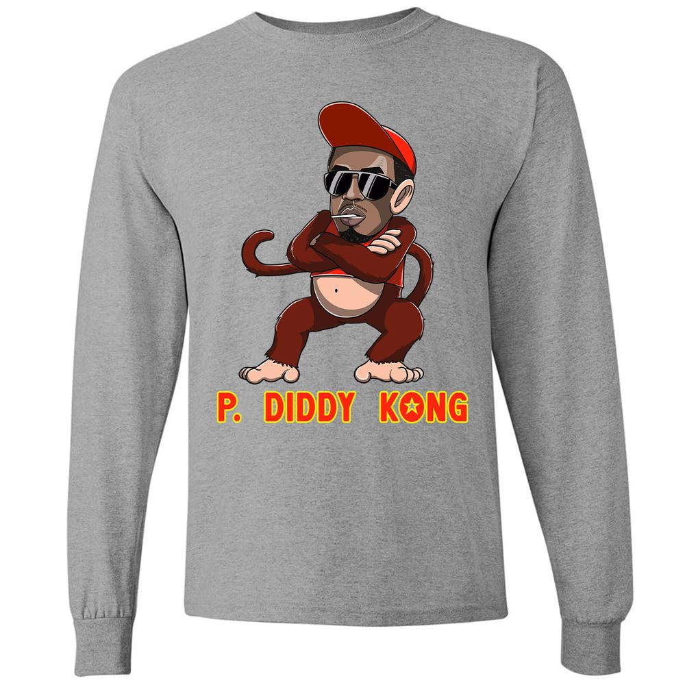 Long Sleeve T-Shirt - 3Q8J9AB7 - Graphite Heather - 6
