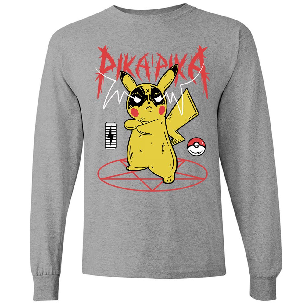 Long Sleeve T-Shirt - 244F35M7 - Graphite Heather - 6