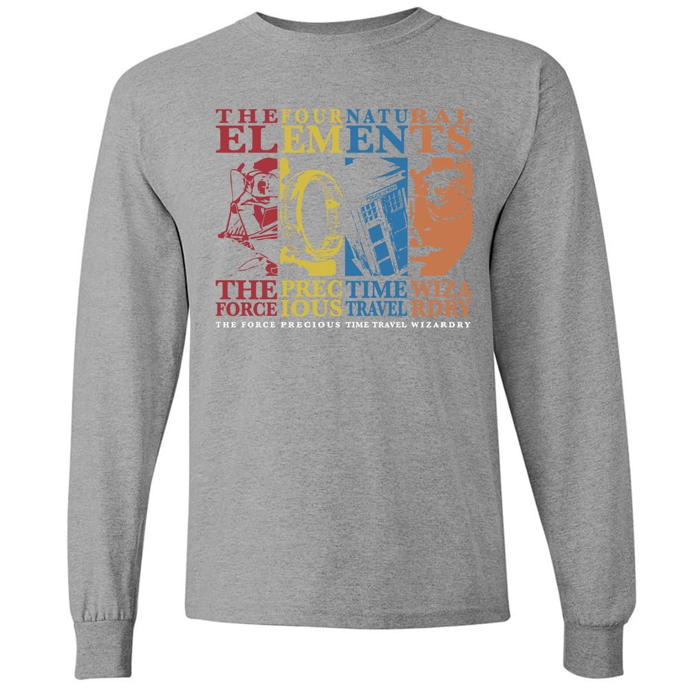 Long Sleeve T-Shirt - AQM21Y8D - Graphite Heather - 6