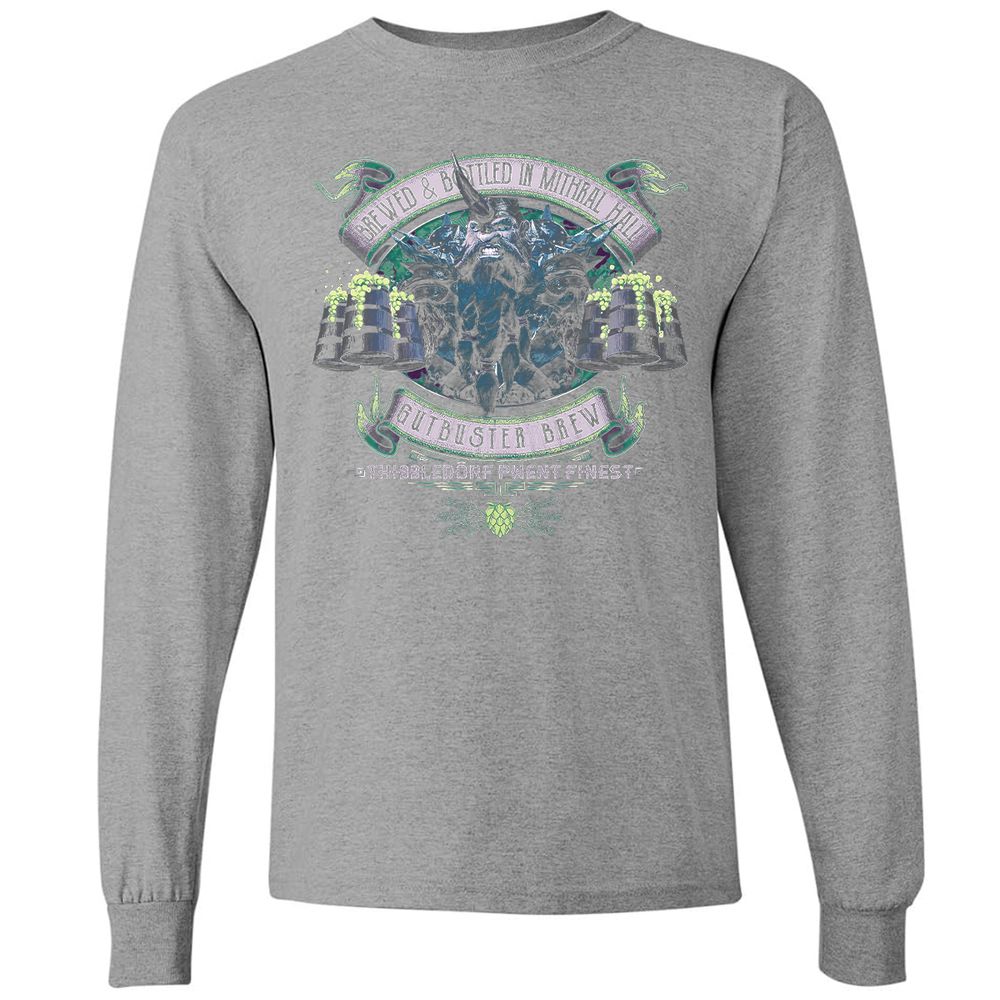 Long Sleeve T-Shirt - U41VSE24 - Graphite Heather - 6