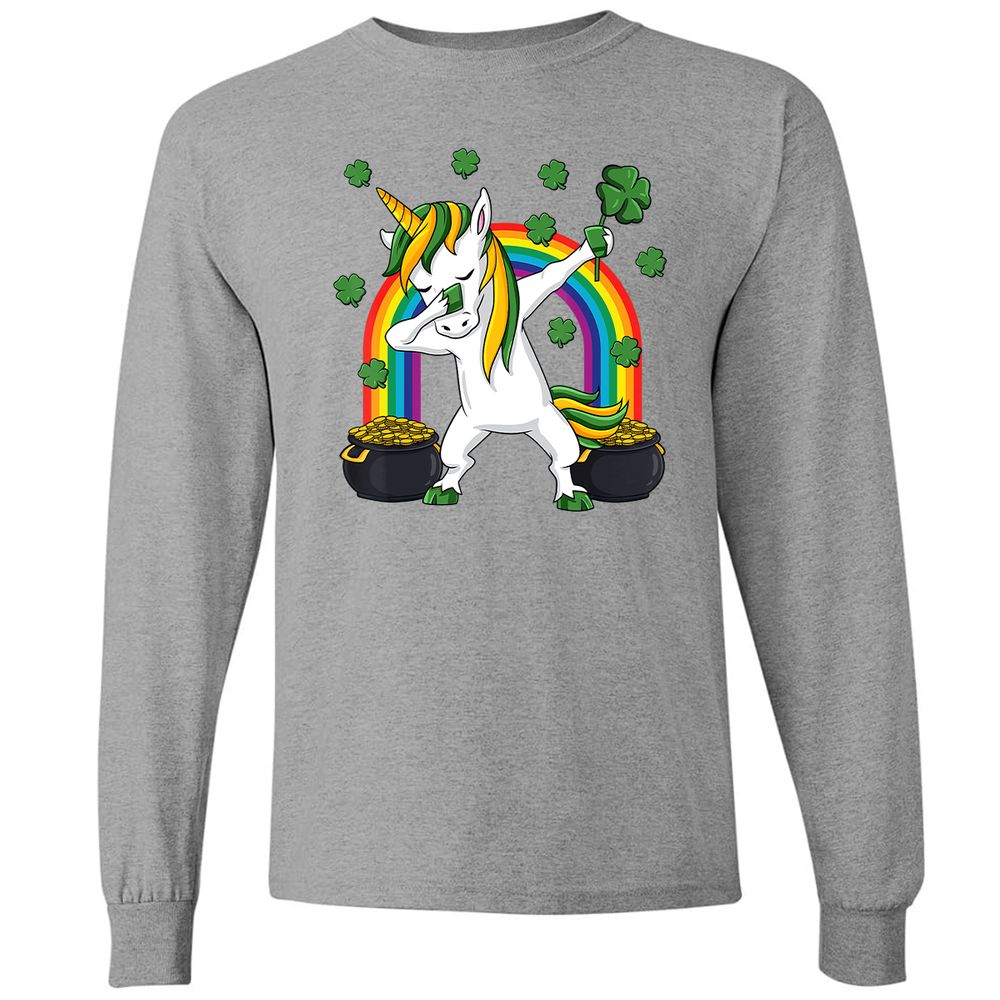 Long Sleeve T-Shirt - B6HWZQWL - Graphite Heather - 6