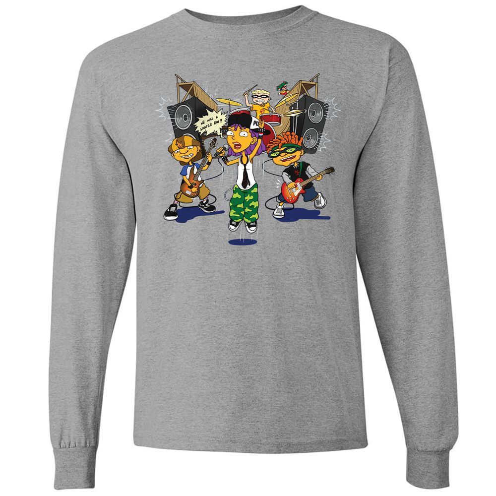 Long Sleeve T-Shirt - H8T3TJKE - Graphite Heather - 6