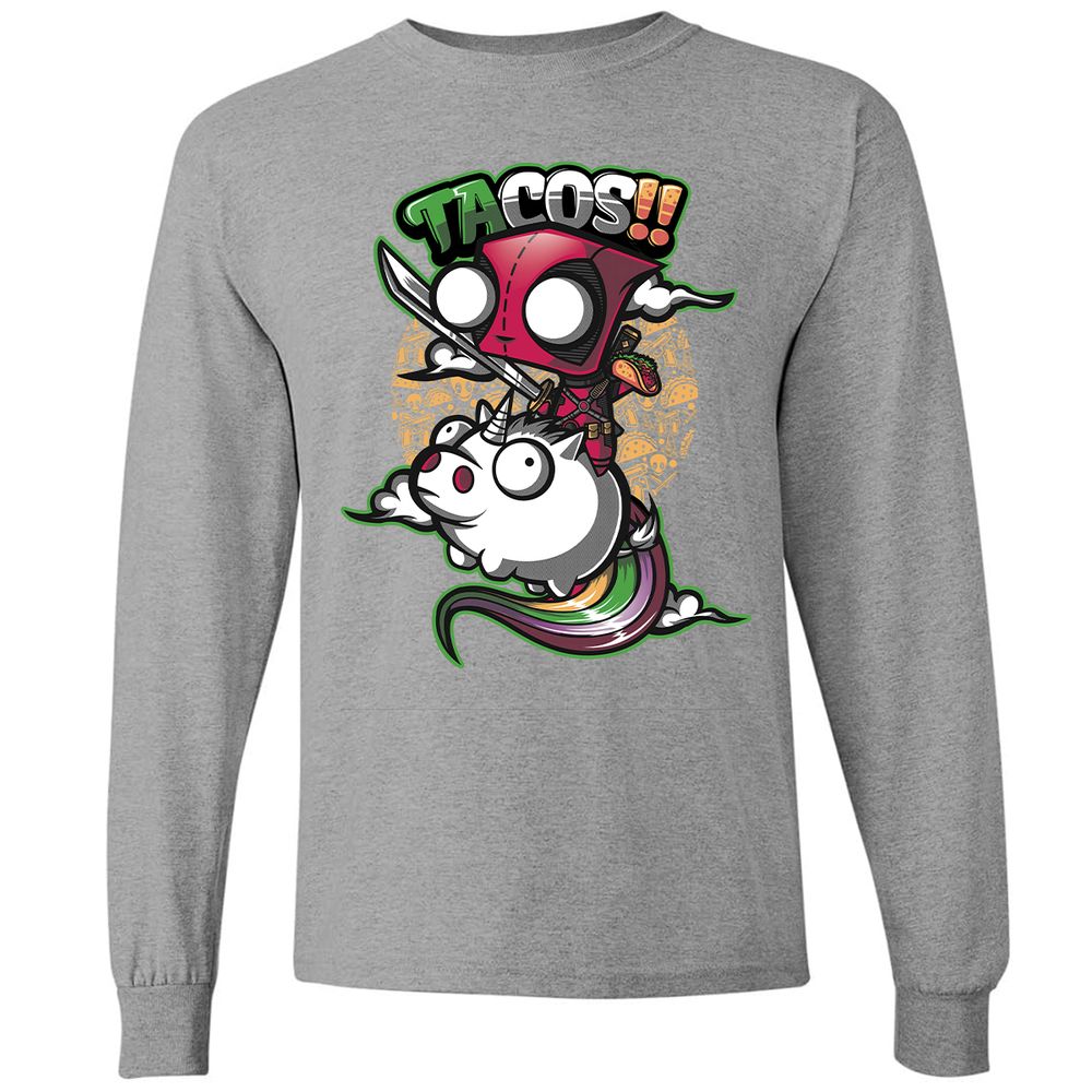 Long Sleeve T-Shirt - 1MUD555F - Graphite Heather - 6