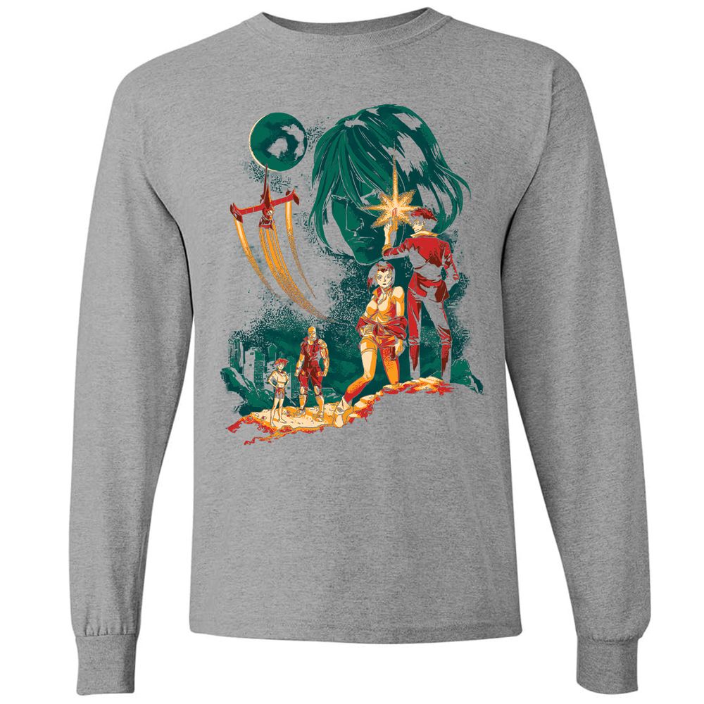 Long Sleeve T-Shirt - SMXCAV4E - Graphite Heather - 6