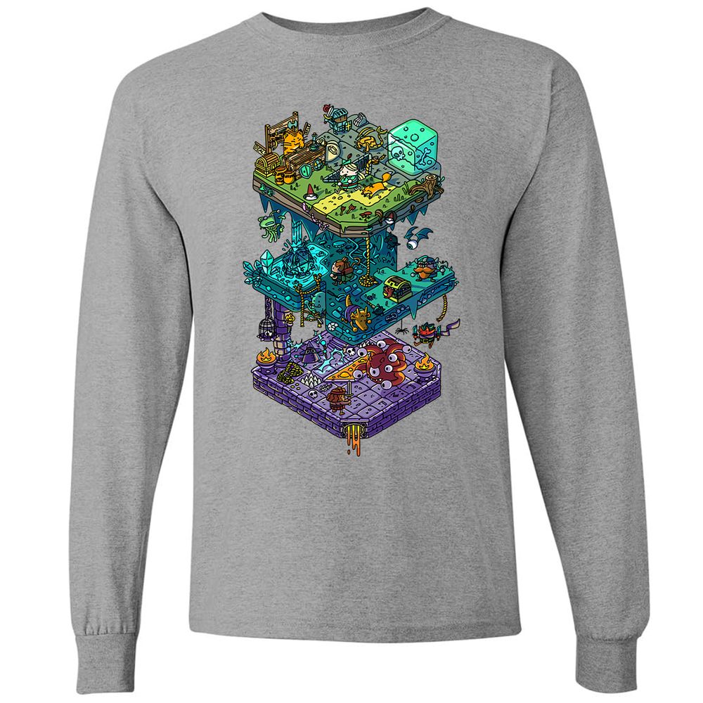 Long Sleeve T-Shirt - KKJD7CET - Graphite Heather - 6