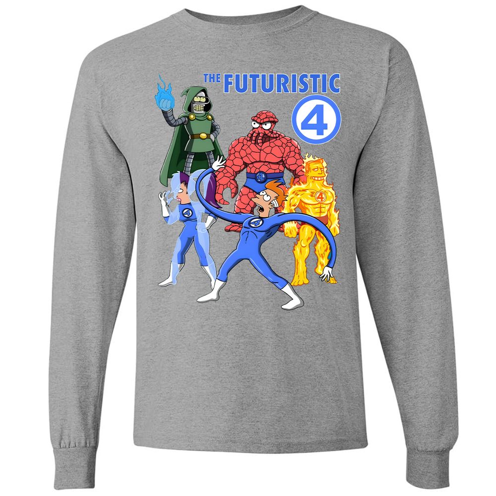 Long Sleeve T-Shirt - RXZ95WC1 - Graphite Heather - 6