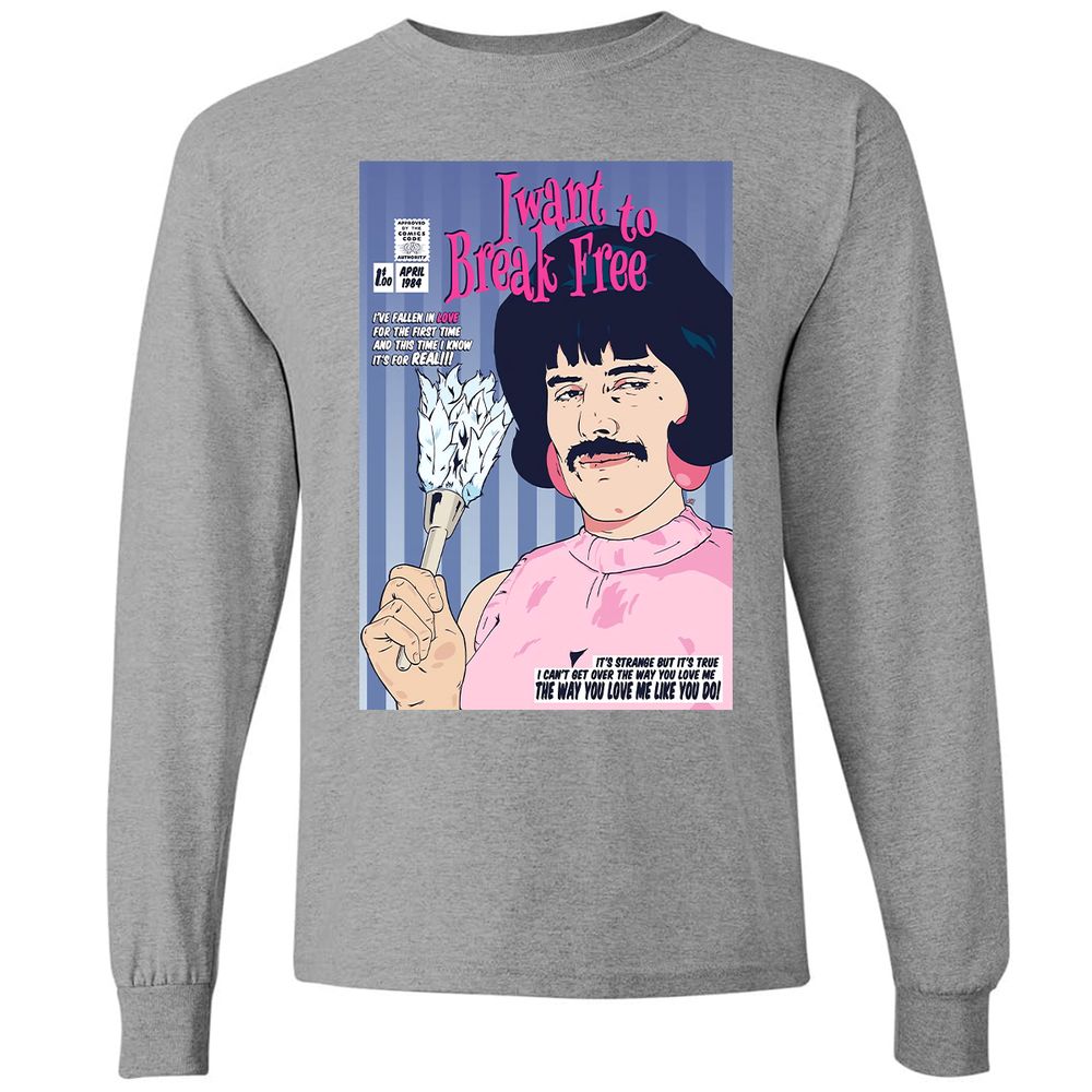 Long Sleeve T-Shirt - W4QMWAU3 - Graphite Heather - 6