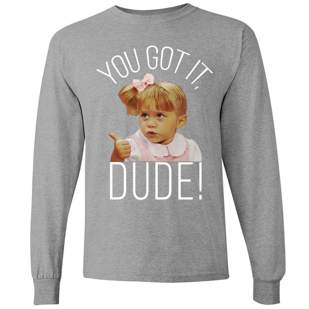 Long Sleeve T-Shirt - SGBY6AL7 - Graphite Heather - 6