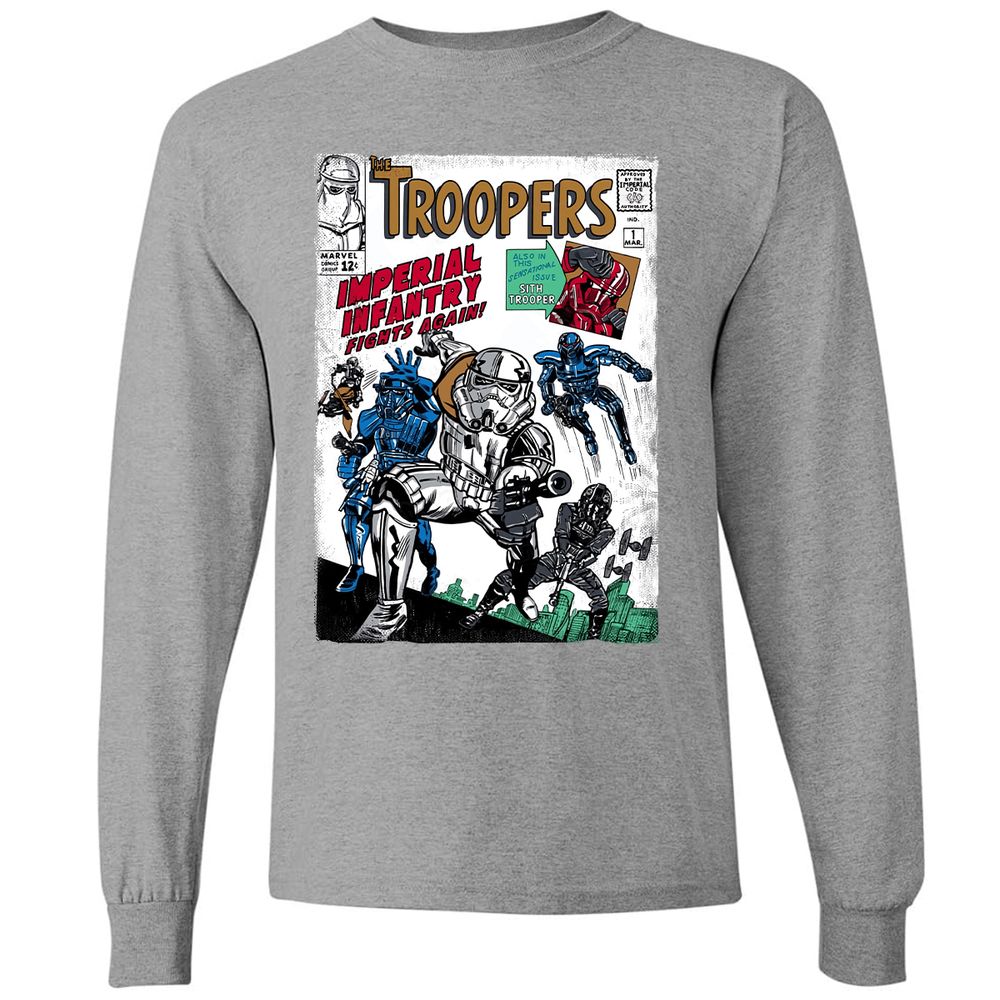 Long Sleeve T-Shirt - 48BLMHJ7 - Graphite Heather - 6