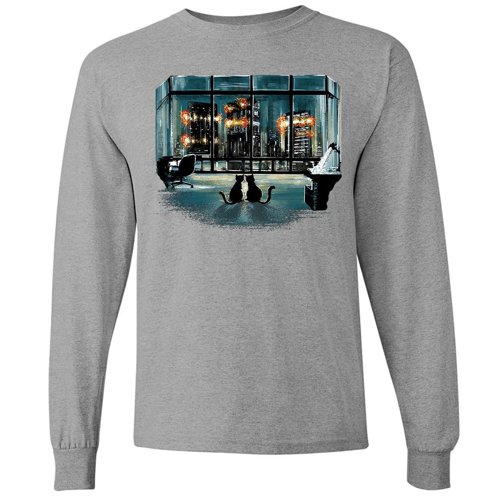 Long Sleeve T-Shirt - 5KT5PPL5 - Graphite Heather - 6