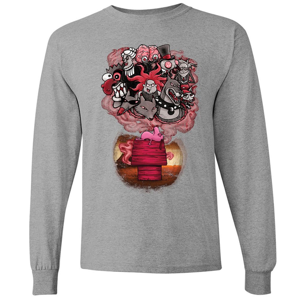 Long Sleeve T-Shirt - RQ9HBN2Q - Graphite Heather - 6