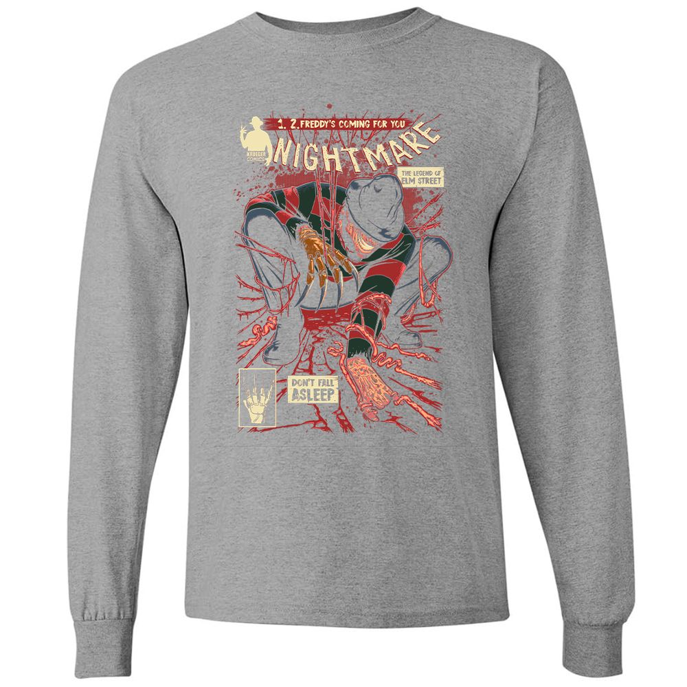 Long Sleeve T-Shirt - G1VGYH38 - Graphite Heather - 6