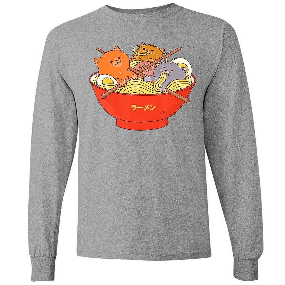 Long Sleeve T-Shirt - G89TFGZ7 - Graphite Heather - 6