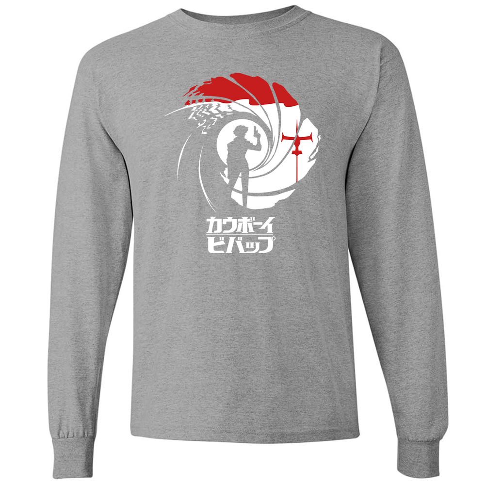 Long Sleeve T-Shirt - LCUDYUJ9 - Graphite Heather - 6