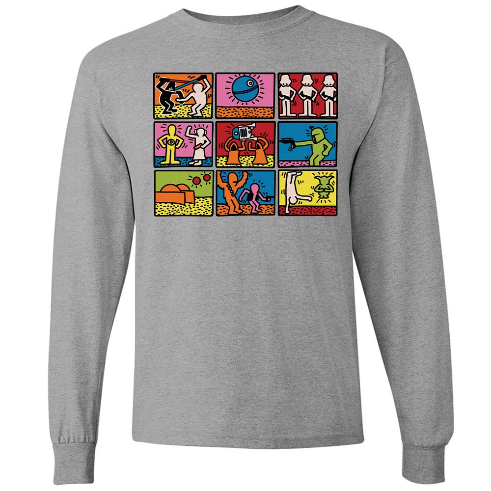 Long Sleeve T-Shirt - HAN7QM4A - Graphite Heather - 6