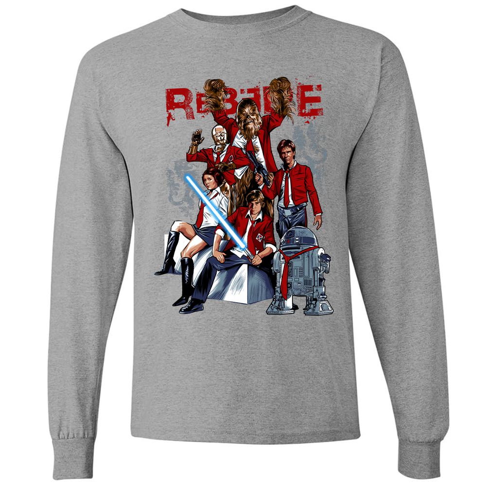 Long Sleeve T-Shirt - BGD3GXKL - Graphite Heather - 6