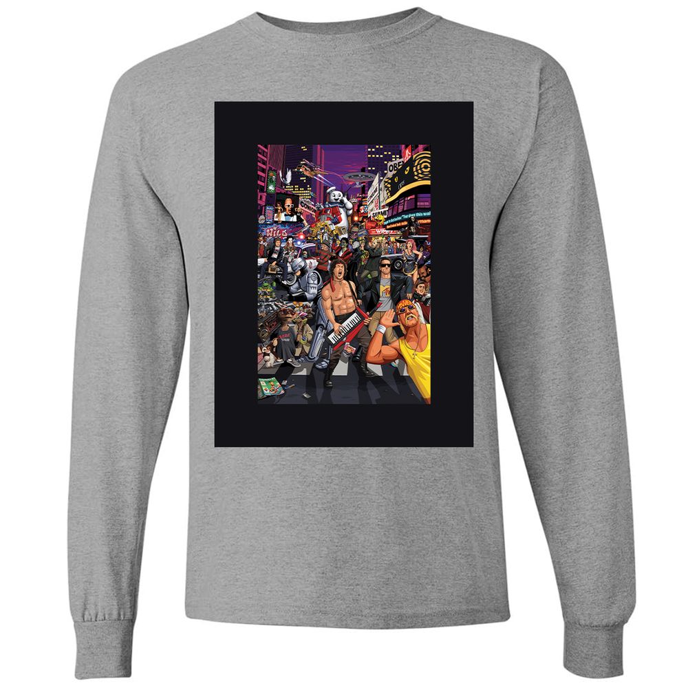 Long Sleeve T-Shirt - V1JUW73C - Graphite Heather - 6