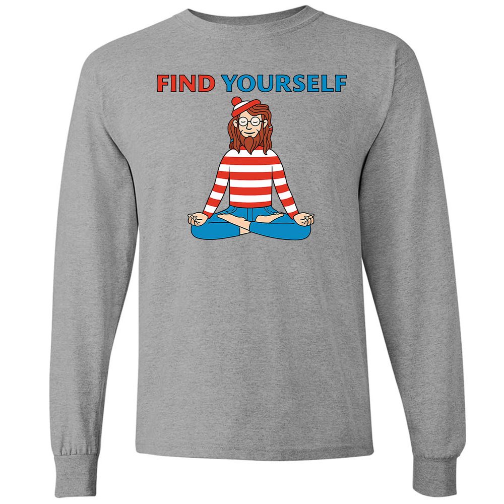 Long Sleeve T-Shirt - MMB8VWJG - Graphite Heather - 6