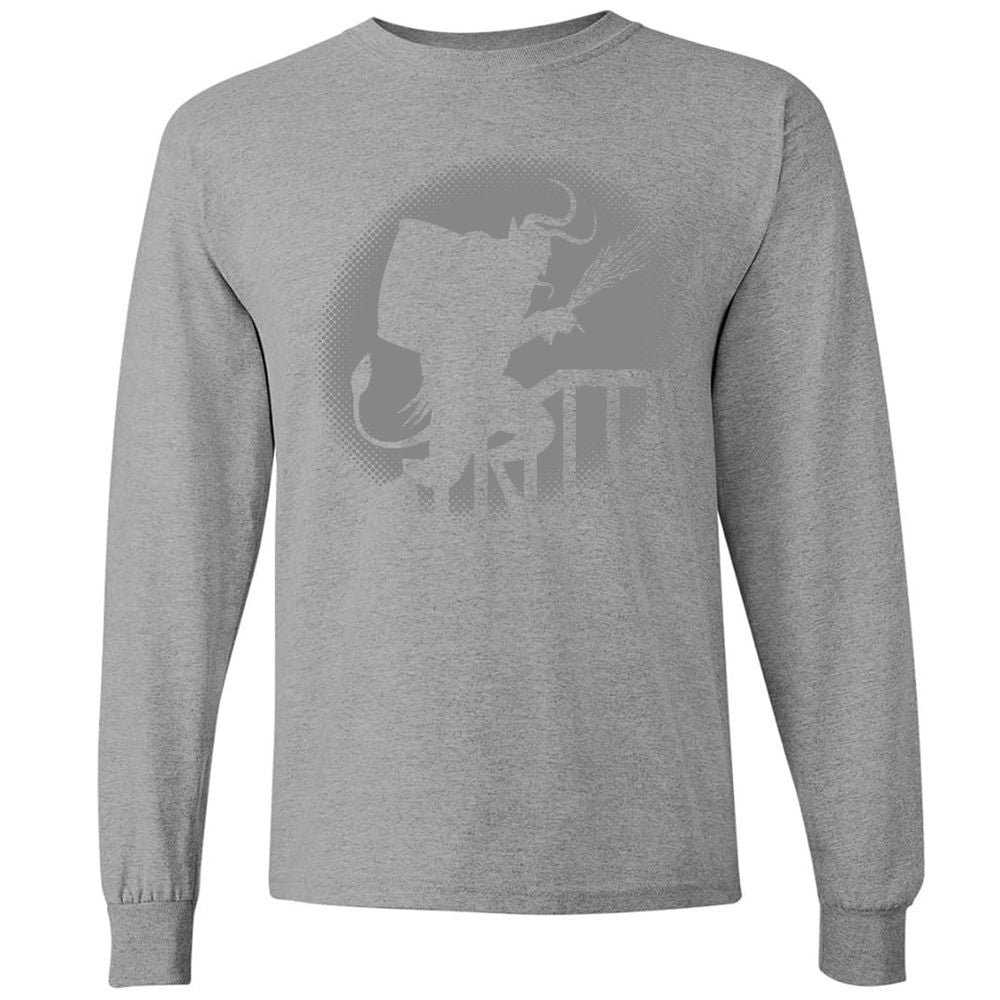 Long Sleeve T-Shirt - 3AVSU4D8 - Graphite Heather - 6
