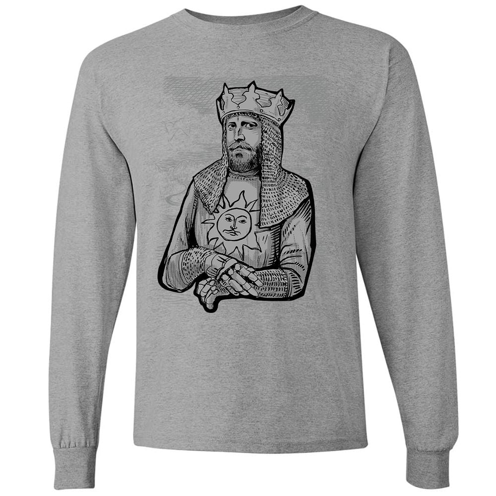 Long Sleeve T-Shirt - A148K4E7 - Graphite Heather - 6