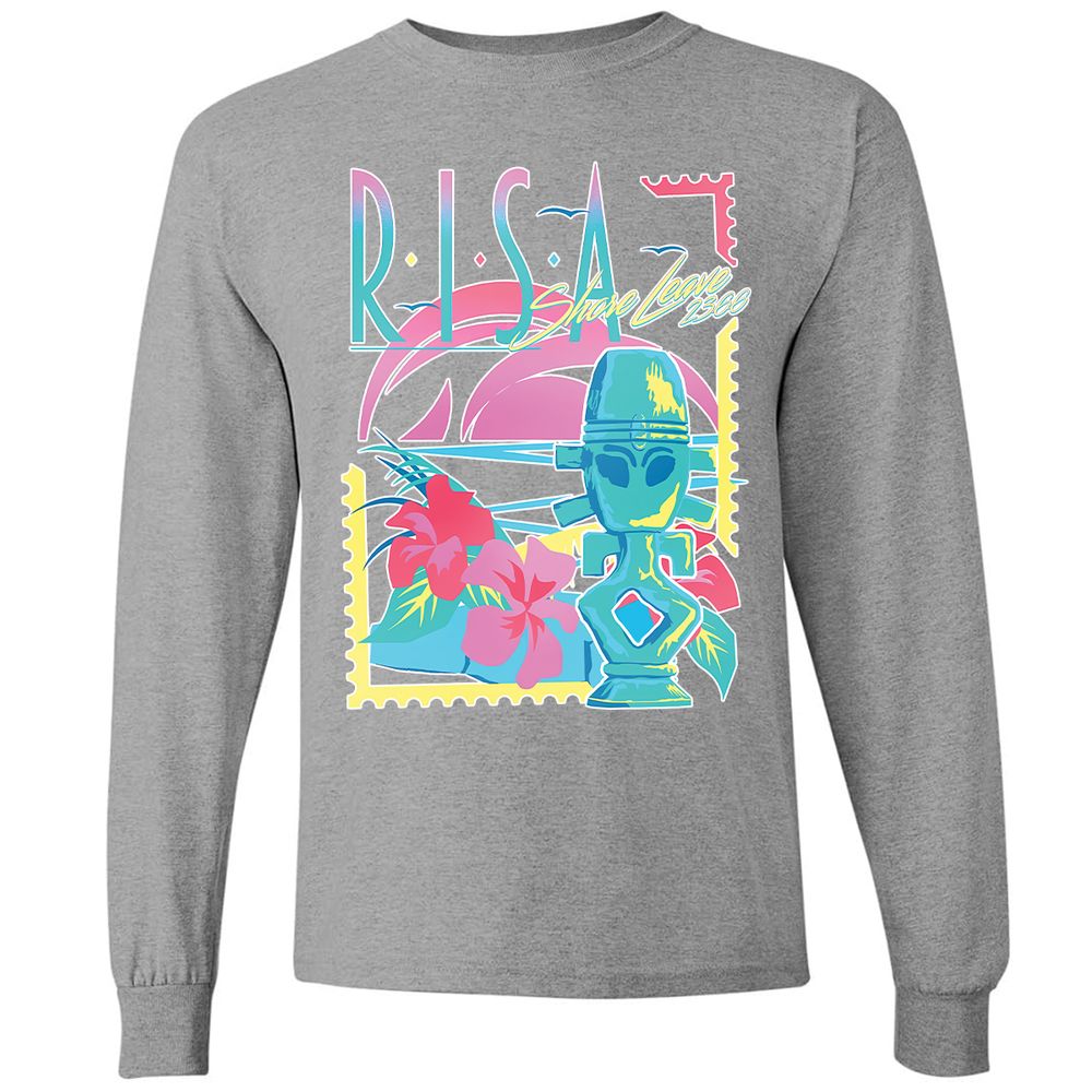 Long Sleeve T-Shirt - 7A6SMA9F - Graphite Heather - 6