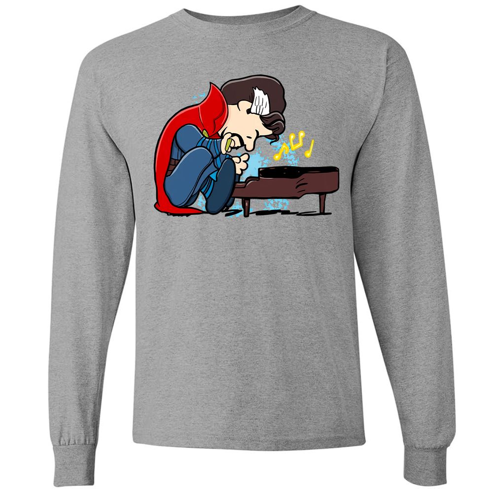 Long Sleeve T-Shirt - 5BGKLDXM - Graphite Heather - 6