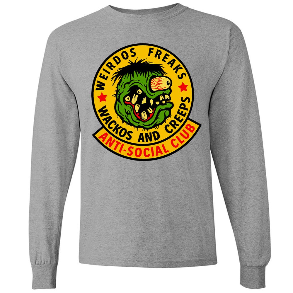 Long Sleeve T-Shirt - UY7PDVDP - Graphite Heather - 6