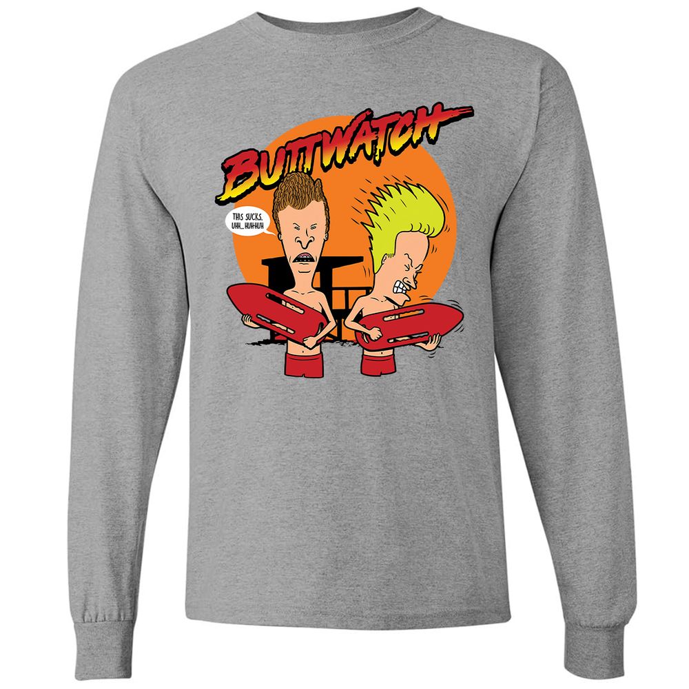 Long Sleeve T-Shirt - T4BRBJL9 - Graphite Heather - 6