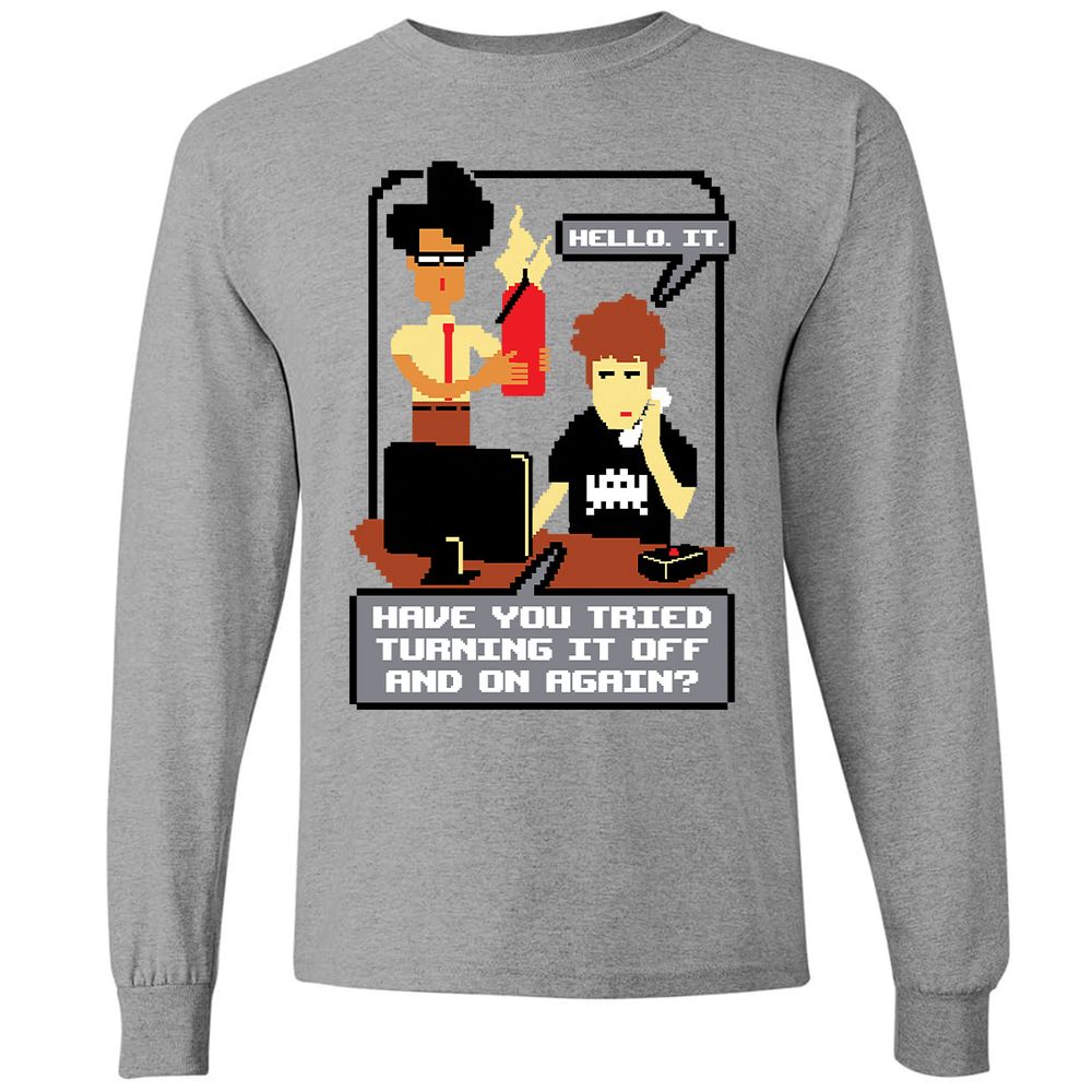 Long Sleeve T-Shirt - SQRDPTT9 - Graphite Heather - 6