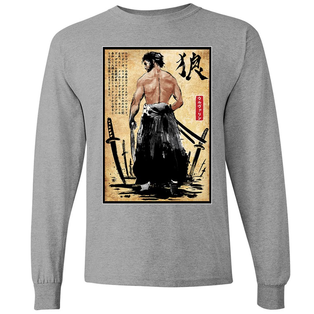 Long Sleeve T-Shirt - WLAHSB6H - Graphite Heather - 6