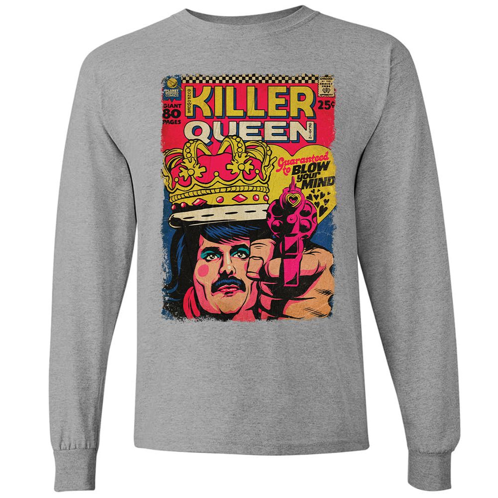 Long Sleeve T-Shirt - TFDAVSZW - Graphite Heather - 6