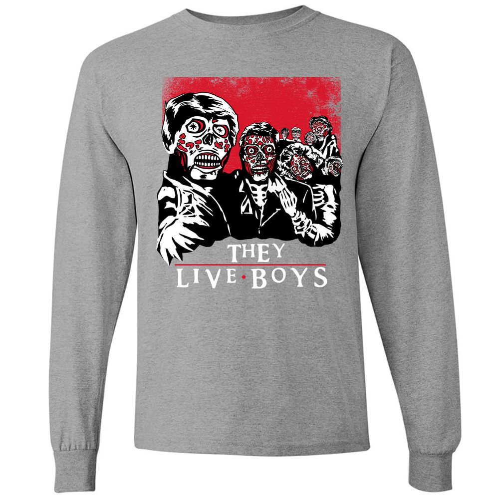 Long Sleeve T-Shirt - B63RZX96 - Graphite Heather - 6