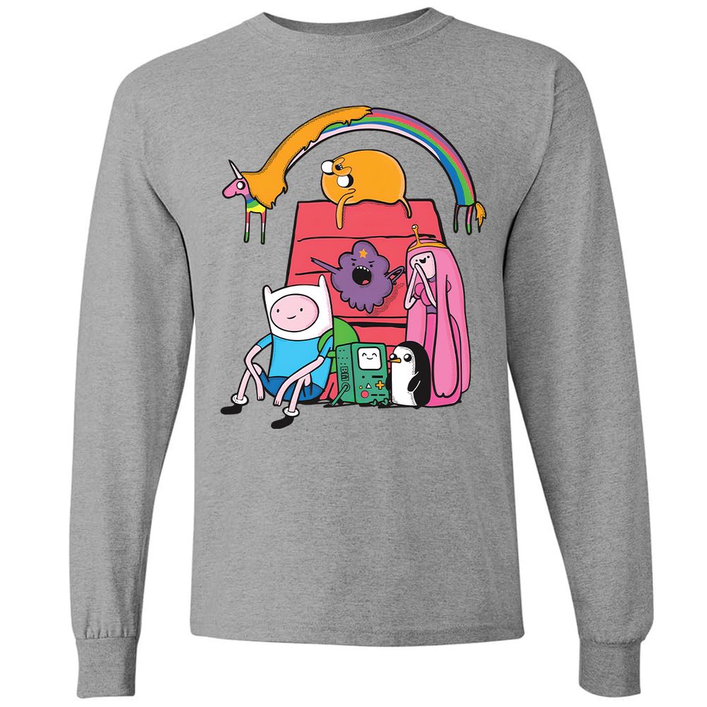 Long Sleeve T-Shirt - JS57J3HF - Graphite Heather - 6