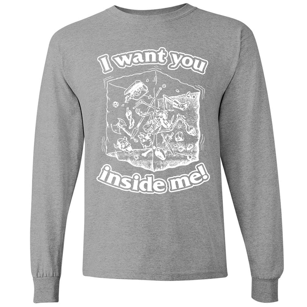 Long Sleeve T-Shirt - 6QS6SEHC - Graphite Heather - 6