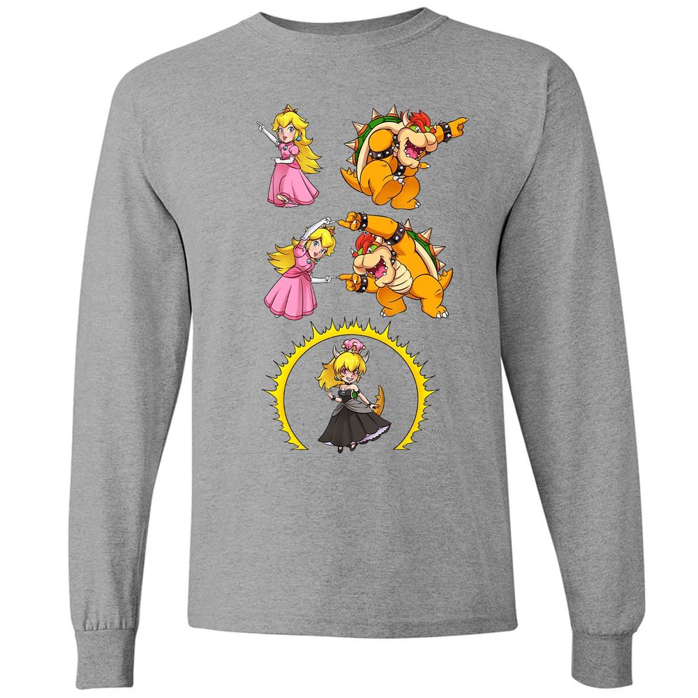 Long Sleeve T-Shirt - 5ZA6W2UZ - Graphite Heather - 6