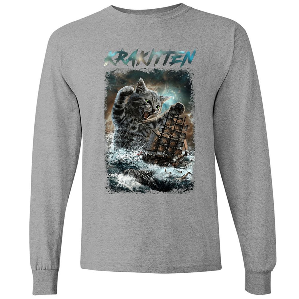 Long Sleeve T-Shirt - U99XET3C - Graphite Heather - 6