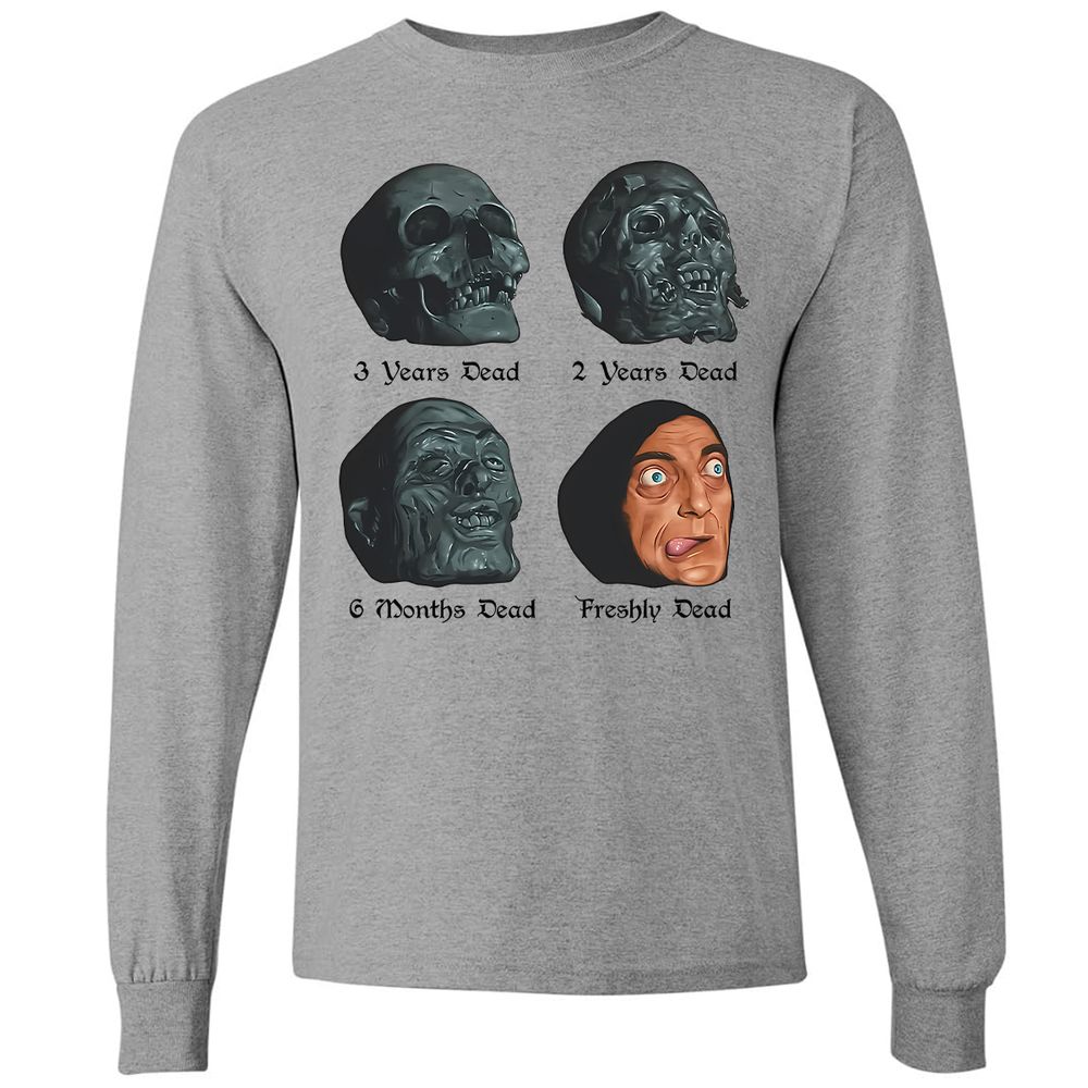 Long Sleeve T-Shirt - YHZ1VSPV - Graphite Heather - 6