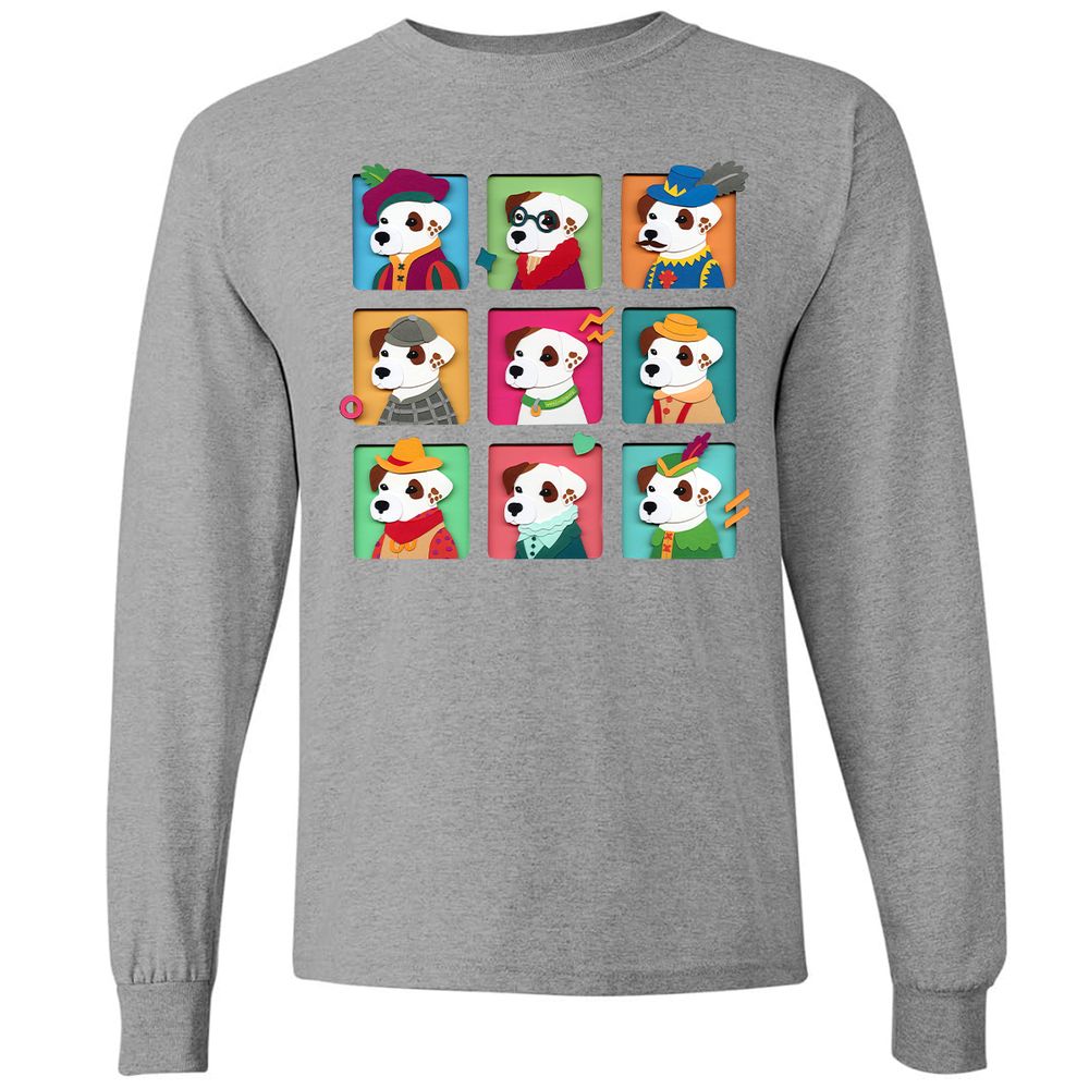 Long Sleeve T-Shirt - AFG8L641 - Graphite Heather - 6
