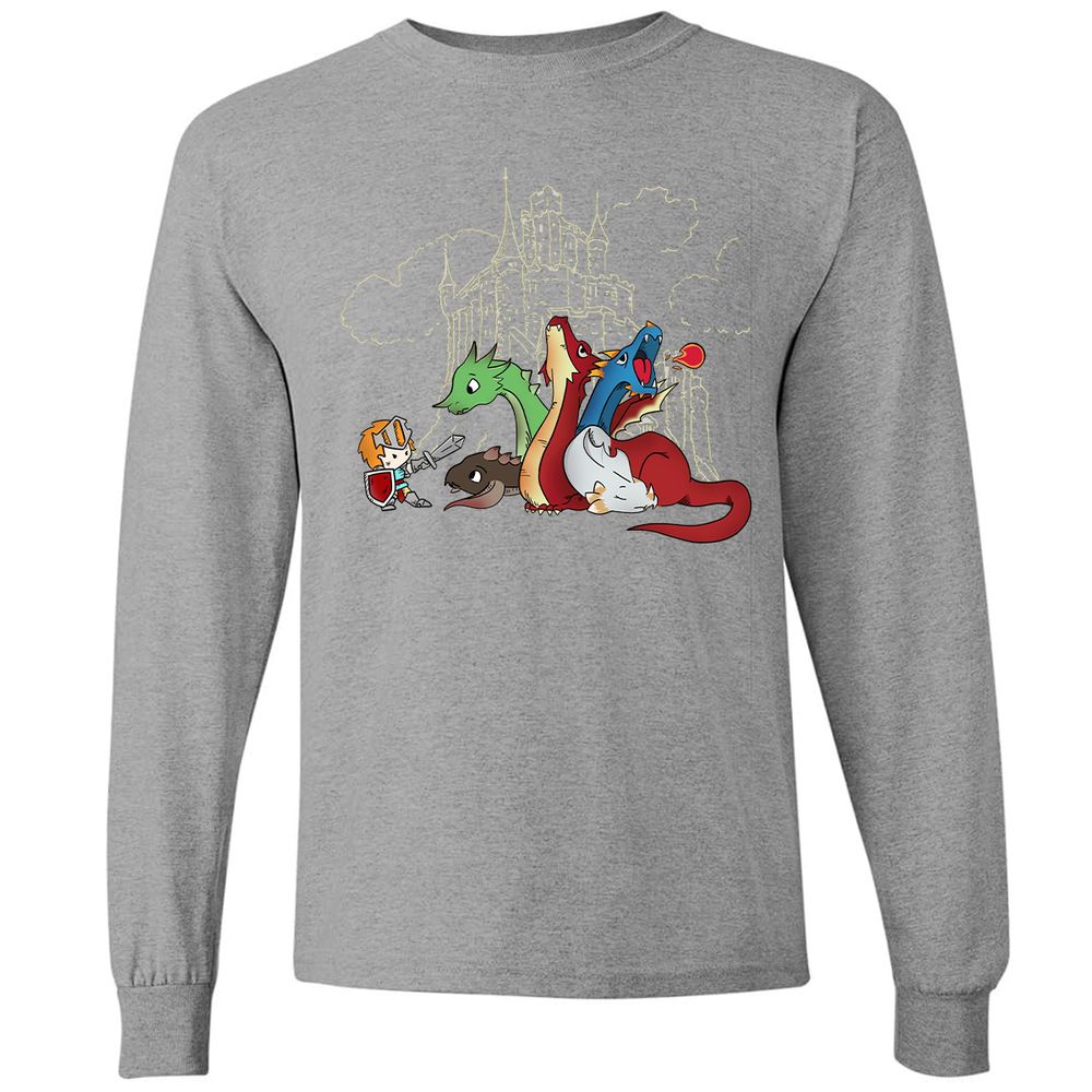 Long Sleeve T-Shirt - JF9G6CN4 - Graphite Heather - 6