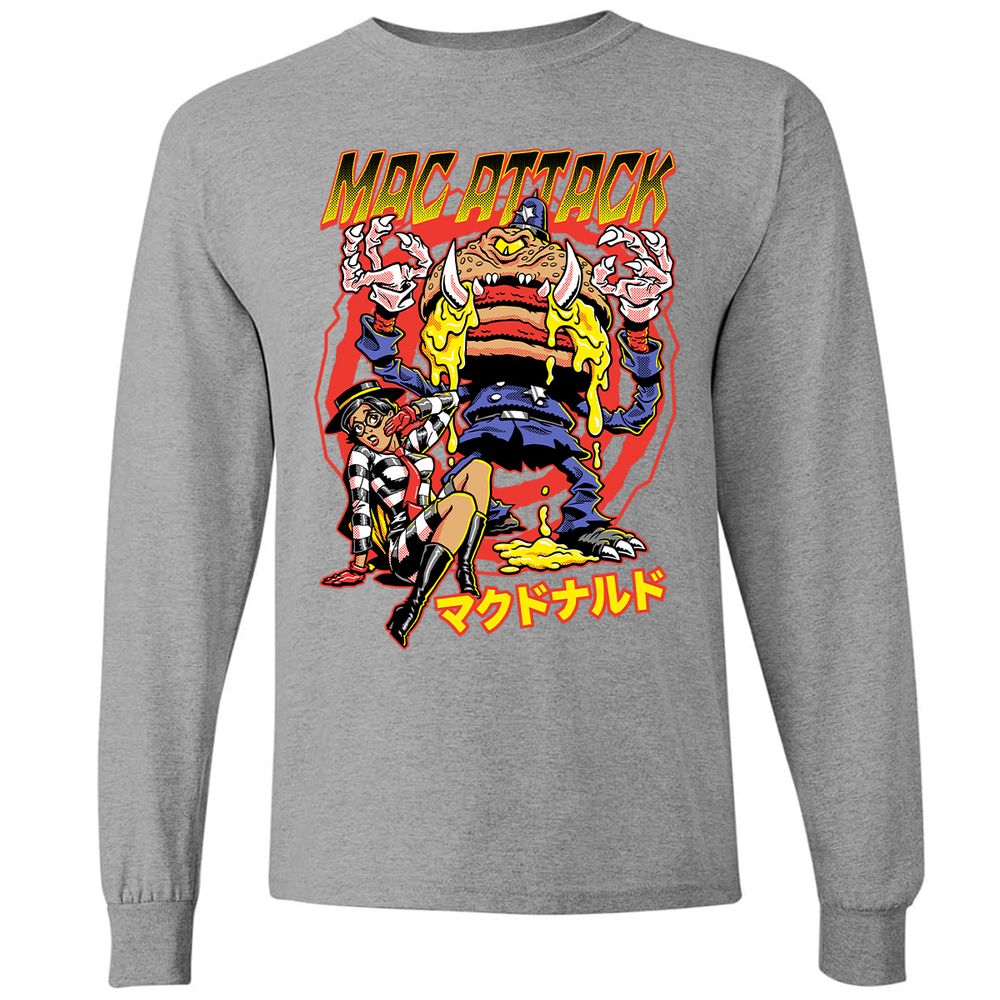 Long Sleeve T-Shirt - GWKB8QW8 - Graphite Heather - 6