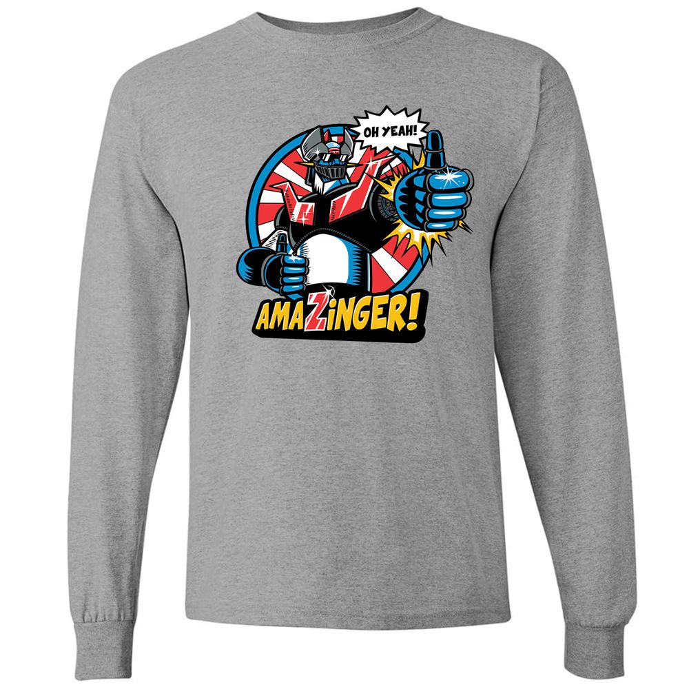 Long Sleeve T-Shirt - W491FDYK - Graphite Heather - 6
