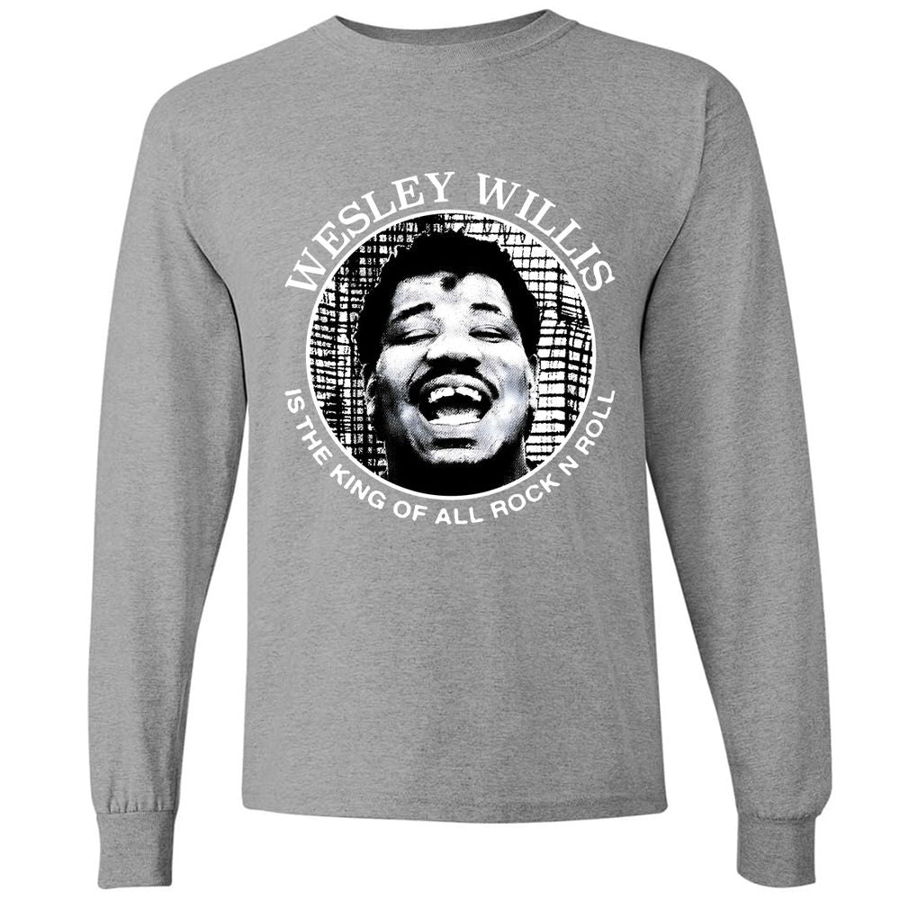 Wesley Willis is the king - Graphite Heather - 6