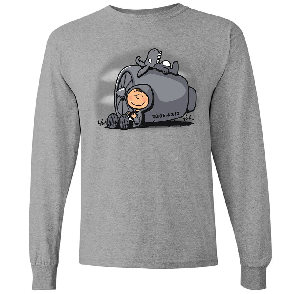 Long Sleeve T-Shirt - 87J4F2NM - Graphite Heather - 6