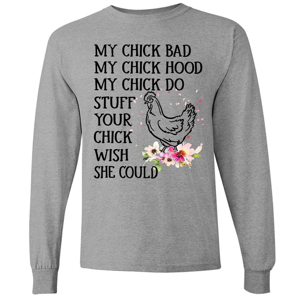 Long Sleeve T-Shirt - QZ9V13M7 - Graphite Heather - 6